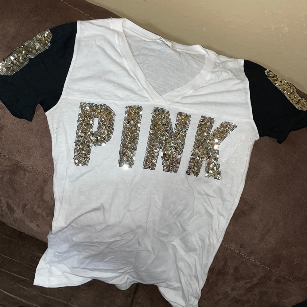 VS PINK BLING TEE